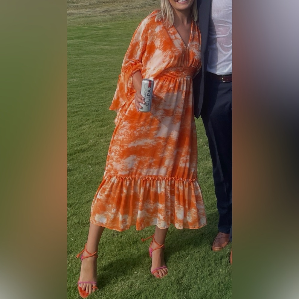 Orange formal dress